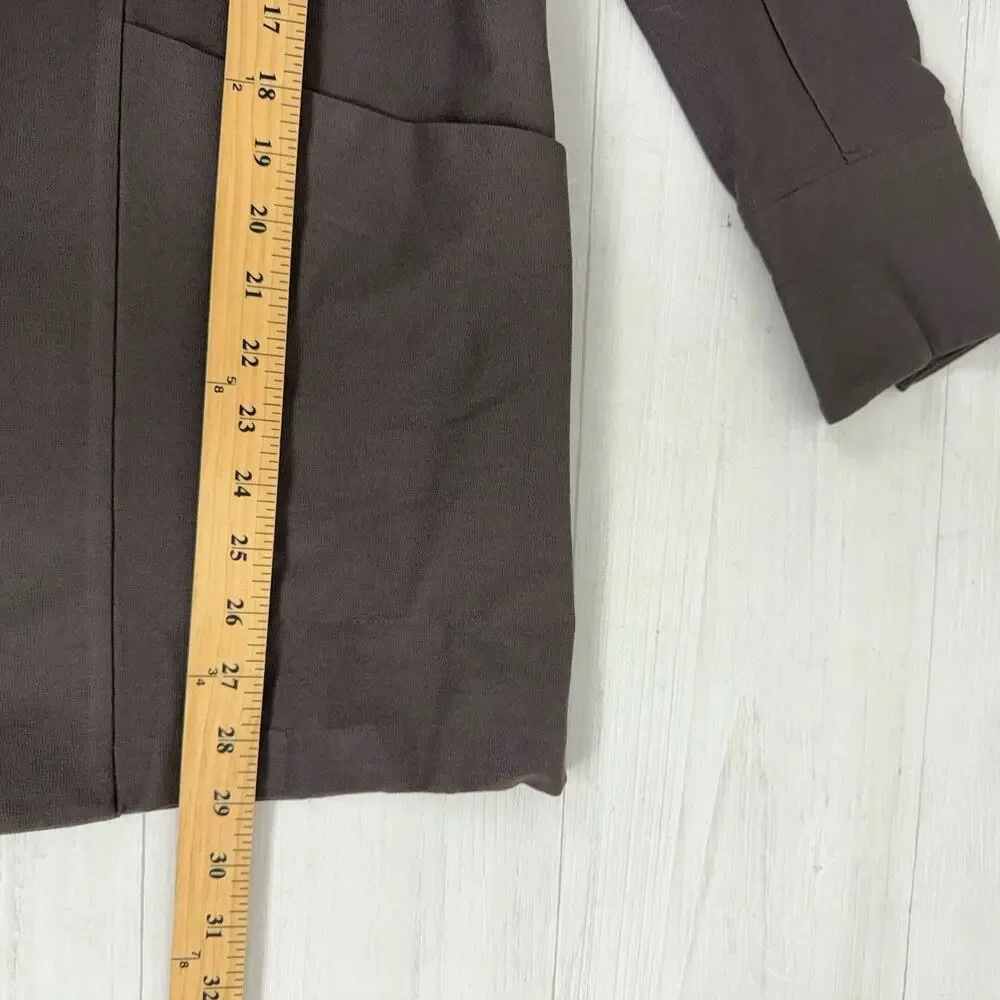 Eileen Fisher Washable Stretch Crepe Kimono Jacket Blazer S Petite Shawl Collar‎